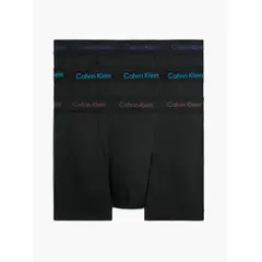 CALVIN KLEIN - Pack negro de 3 boxer brief - cotton stretch