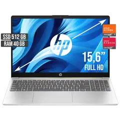 HP - PORTATIL AMD RYZEN 7-7730U SSD 512GB RAM 40GB LED 15,6 FULL HD