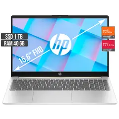 HP - PORTATIL AMD RYZEN 7-7730U SSD 1TB RAM 40GB LED 15,6 FULL HD
