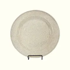 MACUIRA - Set4 Platos Pandos en Peltre 26cm Arena Cafe
