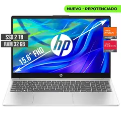 HP - PORTATIL AMD RYZEN 7-7730U SSD 2TB RAM 32GB LED 15,6 FULL HD