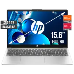 HP - PORTATIL AMD RYZEN 7-7730U SSD 2TB RAM 40GB LED 15,6 FULL HD