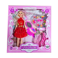 GENERICO - Muñeca Vestidos Accesorios Hacer Pulseras Juguete Niñas