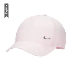 NIKE - Gorra Dri-Fit Club Metal Swsh Niño-Rosa