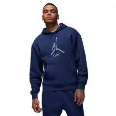 NIKE - Hoodie Jordan Brand Ess Fleece Baseline-Azul