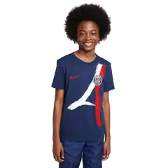 NIKE - Camiseta París Saint-Germain Visita Niño-Azul