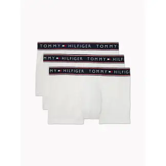 TOMMY HILFIGER - 3 Pack Boxer Trunk Blancos En Algodón