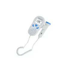 HOME LIFE - Doppler Fetal Monitor Ritmo Cardíaco +baterías+gel Azúl