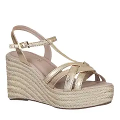 FRATTINI - Plataforma de Mujer marca en Color DORADO  SAND0701.