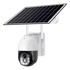 GENERICO - Cámara Seguridad Panel Solar 4g Vigilancia Hogar Exteriores