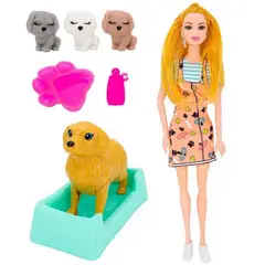 GENERICO - Muñeca Mascotas Perro Juguete Niñas Interactivo + Accesorios