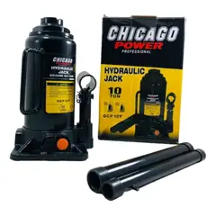 CHICAGO - Gato Tipo Botella Hidráulico 10 Toneladas Profesional
