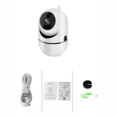 GENERICO - Camara De Seguridad Robótica Ip360 Full HD Wifi 1 Antena