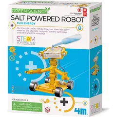 4M - KIT ROBOT ENERGÍA AGUA SALADA PARA NIÑOS