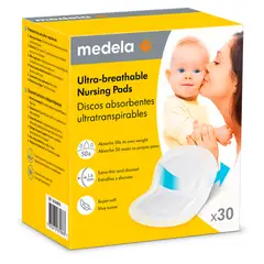 MEDELA - Discos Absorbentes Ultratranspirables - Caja X 30 Und