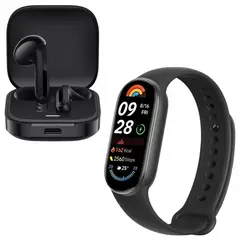 XIAOMI - Combo Xiaomi: Smartwatch Smart Band 9 + Buds 6 Active Negro