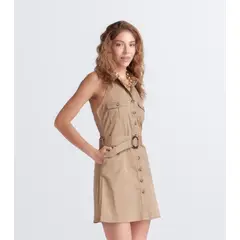 DEREK - Vestido Para Mujer Manga Siza Unicolor