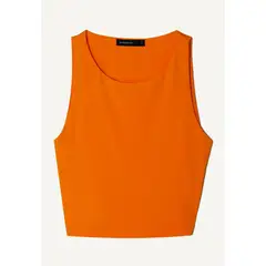 SEVEN SEVEN - Camiseta Para Mujer Manga Sisa Color Naranja Marca #28095768