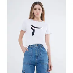 SEVEN SEVEN - Camiseta Para Mujer Manga Corta Color Blanco Marca #28095947