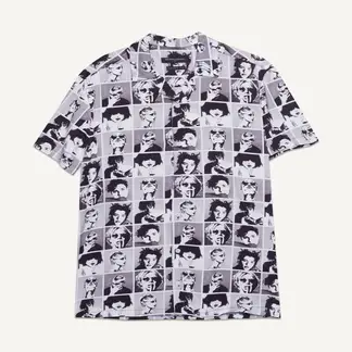 SEVEN SEVEN - Camisa Para Hombre Manga Corta Color Negro Marca #45011957