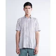 SEVEN SEVEN - Camisa Para Hombre Manga Corta Color Blanco Marca #45011995