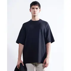 SEVEN SEVEN - Camiseta Para Hombre Manga Corta Cuello Redondo Color Negro Marca #45092491