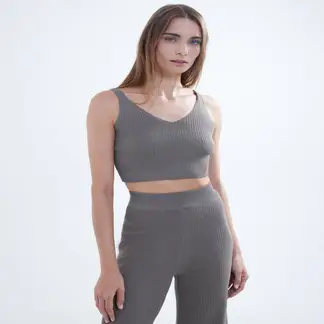 SEVEN SEVEN - Camiseta Para Mujer Manga Sisa Color Verde Marca #28095594