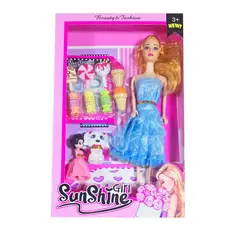 GENERICO - Muñeca Vestidos Elegante Helados Mascota Mini Muñeca Juguete