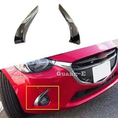 GENERICO - Accesorios mazda 2 cubierta bomper delantero 2pcs 2016-2020