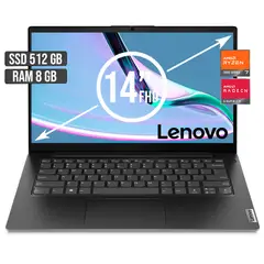 LENOVO - PORTATIL AMD RYZEN 7-7730U SSD 512GB RAM 8GB LED 14 FULL HD