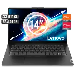 LENOVO - PORTATIL AMD RYZEN 7-7730U SSD 512GB RAM 40GB LED 14 FULL HD