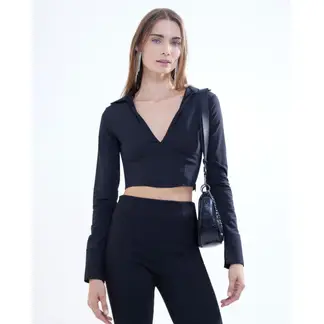 SEVEN SEVEN - Blusa Para Mujer Manga Larga Color Negro Marca #28123863