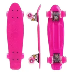 GENERICO - Patineta Skate Penny Mini Long Board Llanta Goma Con Luces