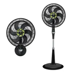SAMURAI - Ventilador Ultra Silence Force Control Remoto 2en1 Negro