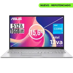 ASUS - PORTATIL VIVOBOOK INTEL CORE I3-1315U SSD 512GB RAM 16GB 15,6 FULL HD