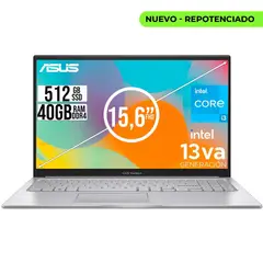 ASUS - PORTATIL VIVOBOOK INTEL CORE I3-1315U SSD 512GB RAM 40GB 15,6 FULL HD