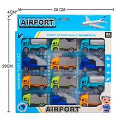 GENERICO - Camion Grua Transporte Carro Juguete Niños Coleccion X 12 Un