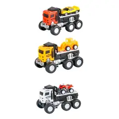 GENERICO - Camion Grua De Friccion Transporte Carro Juguete Niños