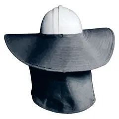 GENERICO - Sombrero Alerón Cubre Nuca Para Casco De Seguridad Azul Oscuro