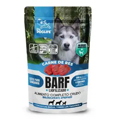 GENERICO - Alimento completo BARF liofilizado para perros - Carne
