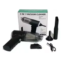 GENERICO - Mini Aspiradora Portátil 3 En 1 Recargable Usb Hogar Carro