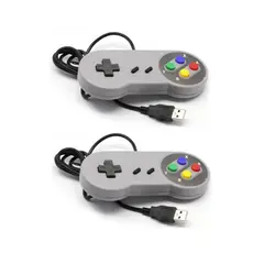 GENERICO - X2 Control Alámbrico USB Versión clásico para PC RaspBerry mac.
