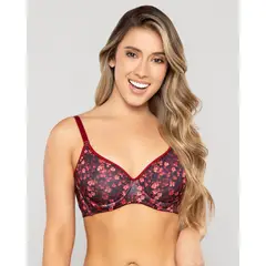 REYMON - Brasier Copa Entera En Microfibra Sublimada- Piel Ref. 419