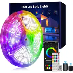 GENERICO - Cinta De Luz Led Rgb 20 Metros Tira Led + Control Bluetooth