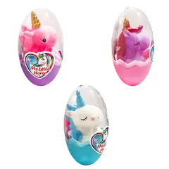 GENERICO - Unicornio Pony Accesorios Juguete Niñas Huevo Sorpresa X 3un
