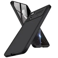 GENERICO - Funda Carcasa Estuche Protector Para Poco X4 PRO Negro Total