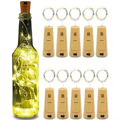 ONE PIXEL - Luces Led Guirnalda Con Corcho Para Botella Hada X10