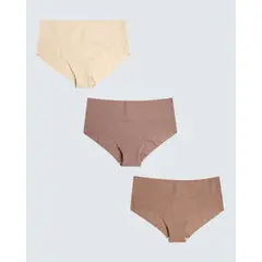 SEVEN SEVEN - Panty Para Mujer Cachetero Color Taupe Marca #28800098