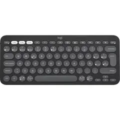 LOGITECH - Teclado Inalámbrico K380s Bluetooth Pebble Negro