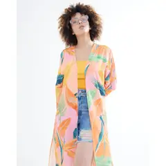 SEVEN SEVEN - Chaqueta Para Mujer Kimono Color Naranja Marca #28080942